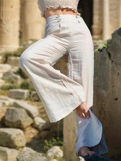 Ladli - Linen Palazzo Pant