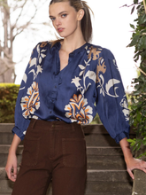 Load image into Gallery viewer, Lola - Francine Navy Jane Shirt
