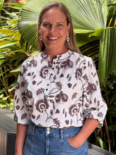 Load image into Gallery viewer, Lola - Jane Cotton Shirt - Capri Choc

