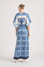 Load image into Gallery viewer, Lola - Norman Marg Navy Silk Maxi
