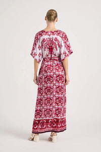 Lola - Norman Marg Ruby Silk Maxi