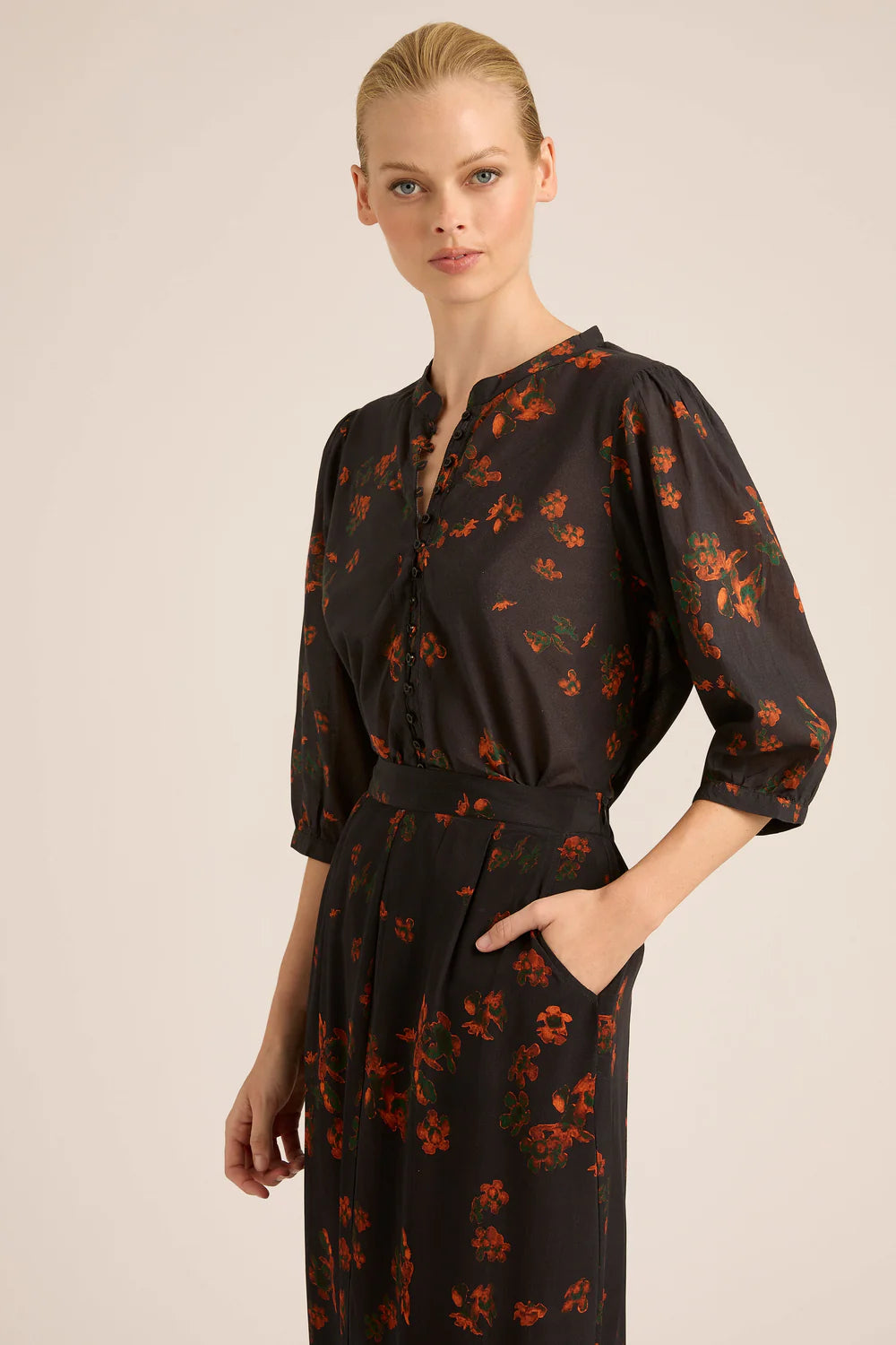 Lola - Scarlett Shirt  - Smoke