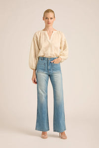 Lola - Twenty Waterfall Lace Shirt - Ivory Lace