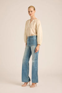 Lola - Twenty Waterfall Lace Shirt - Ivory Lace