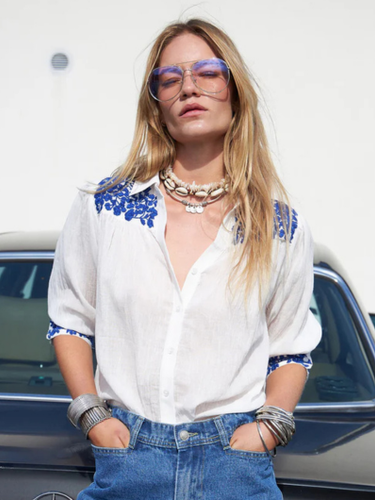 Lolly's Laundry - Yugill Shirt - Creme