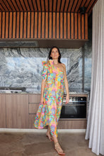 Load image into Gallery viewer, Luoni - Gia One Shoulder Dress - Bright Garden
