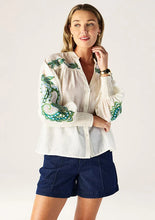 Load image into Gallery viewer, MOS - Porto Embroidery Blouse - Ecru
