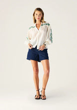 Load image into Gallery viewer, MOS - Porto Embroidery Blouse - Ecru
