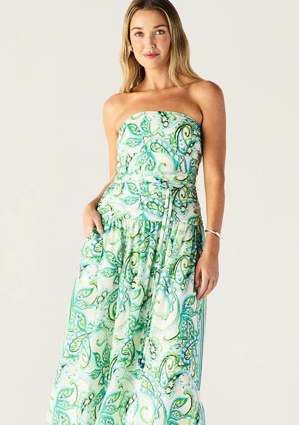 MOS - Tara Print Strapless Dress