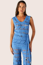 Load image into Gallery viewer, MOS - Clara Knit Tank Top - Blue Gleam
