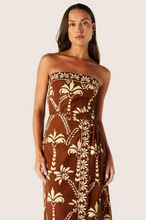 Load image into Gallery viewer, MOS - Deia Print Strapless Dress
