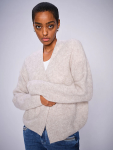 Mos Mosh - Thora Knit Cardigan - Feather Grey
