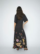 Load image into Gallery viewer, Mos Mosh - Wandi Flowwi Dress - Black
