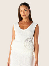 Load image into Gallery viewer, MOS - Martina Knit Tank Top - Chalk
