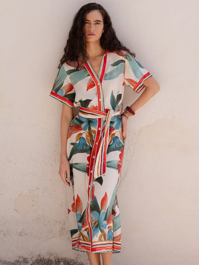 MOS - Fiorina Print Shirt Dress