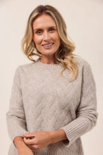 Load image into Gallery viewer, See Saw - Lattice Knit Sweater
