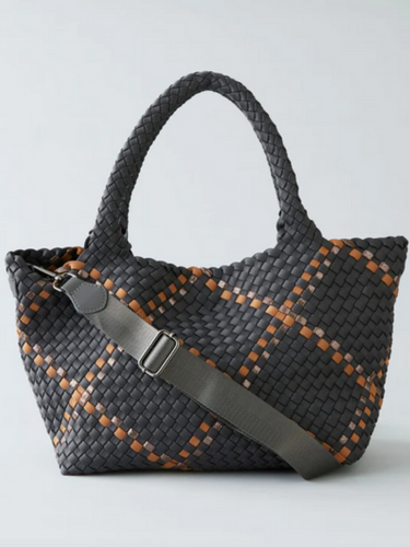 Mon Milou - Amsterdam Crossbody Tote - Pewter