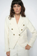 Load image into Gallery viewer, Mos Mosh - Belize Ramie Blazer - Ecru
