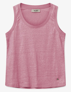 Mos Mosh - Casa Foil Tank Top - Begonia Pink