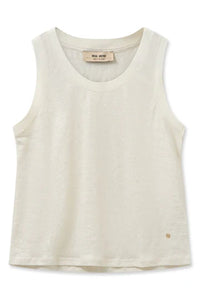 Mos Mosh - Casa Foil Tank Top - Ecru