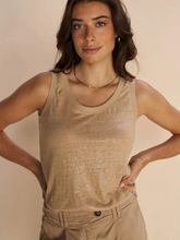 Load image into Gallery viewer, Mos Mosh - Casa Foil Tank Top - Sesame
