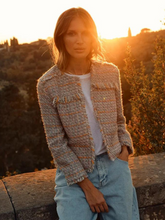 Load image into Gallery viewer, Mos Mosh - Ellis Boucle Jacket - Ecru
