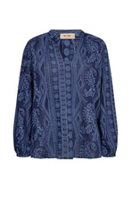 Load image into Gallery viewer, Mos Mosh - Gata Blouse - Crown Blue
