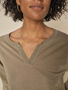 Mos Mosh - Kilana LS Blouse - Phantom