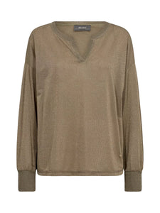 Mos Mosh - Kilana LS Blouse - Phantom