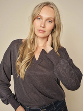 Load image into Gallery viewer, Mos Mosh - Kilana LS Blouse - Phantom
