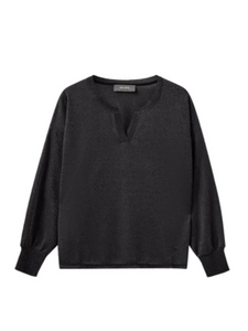 Mos Mosh - Kilana LS Blouse - Phantom