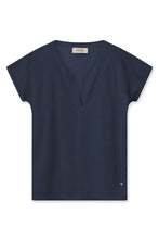 Load image into Gallery viewer, Mos Mosh - Kilana SS Blouse - Salute Navy
