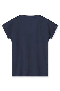 Mos Mosh - Kilana SS Blouse - Salute Navy