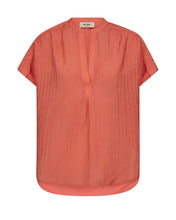 Load image into Gallery viewer, Mos Mosh - Kosha Senti SS Blouse - Emberglow
