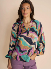 Load image into Gallery viewer, Mos Mosh - Nena Onda Blouse - Iris Orchid
