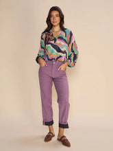 Load image into Gallery viewer, Mos Mosh - Nena Onda Blouse - Iris Orchid
