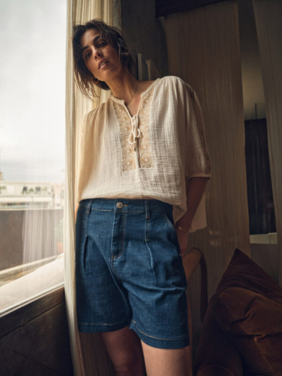 Mos Mosh - Pincourt Shorts - Blue