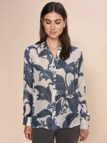 Mos Mosh - Taylor Paiz Shirt - Quiet Gray