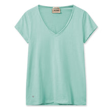Load image into Gallery viewer, Mos Mosh - Tulli V-SS Tee - Wasabi

