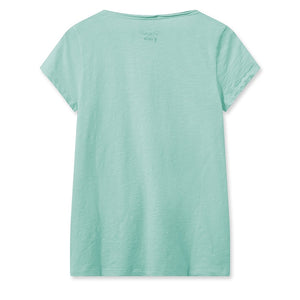 Mos Mosh - Tulli V-SS Tee - Wasabi