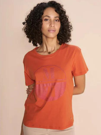 Mos Mosh - Vicci O-SS Tee - Burnt Ochre