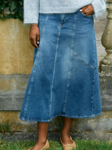 Mos Mosh - Janet Shane Skirt - Blue
