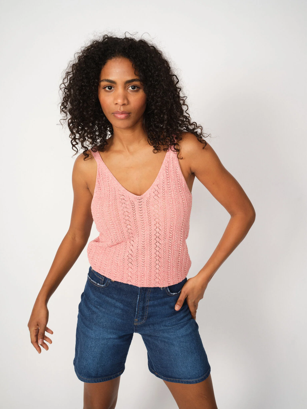 Mos Mosh - Cressida Melange Knit Top – Indigoandme