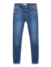 Load image into Gallery viewer, Mos Mosh - Naomi Ricamo Jeans - Mid Blue
