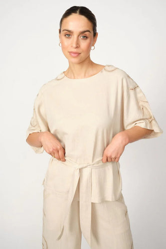 Mos Mosh - Rikas Sobia Blouse - Clay