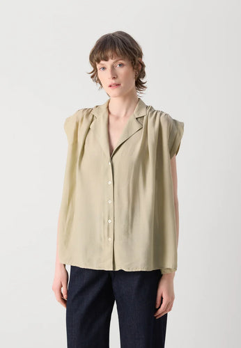 Mos Mosh - Zuno SL Blouse - Moss Grey