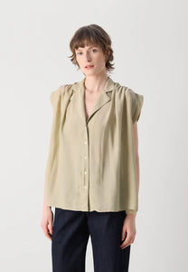 Mos Mosh - Zuno SL Blouse - Moss Grey