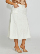 Load image into Gallery viewer, NLJ - Kenley Skirt - Milk/Tan
