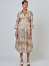 Load image into Gallery viewer, Naturals - GA417 Linen Dress - Jardin
