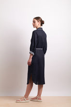 Load image into Gallery viewer, Neris - Ric Rac Shirt Dress - Indigo
